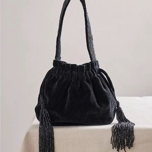 Free People Valentina Velvet Pouch